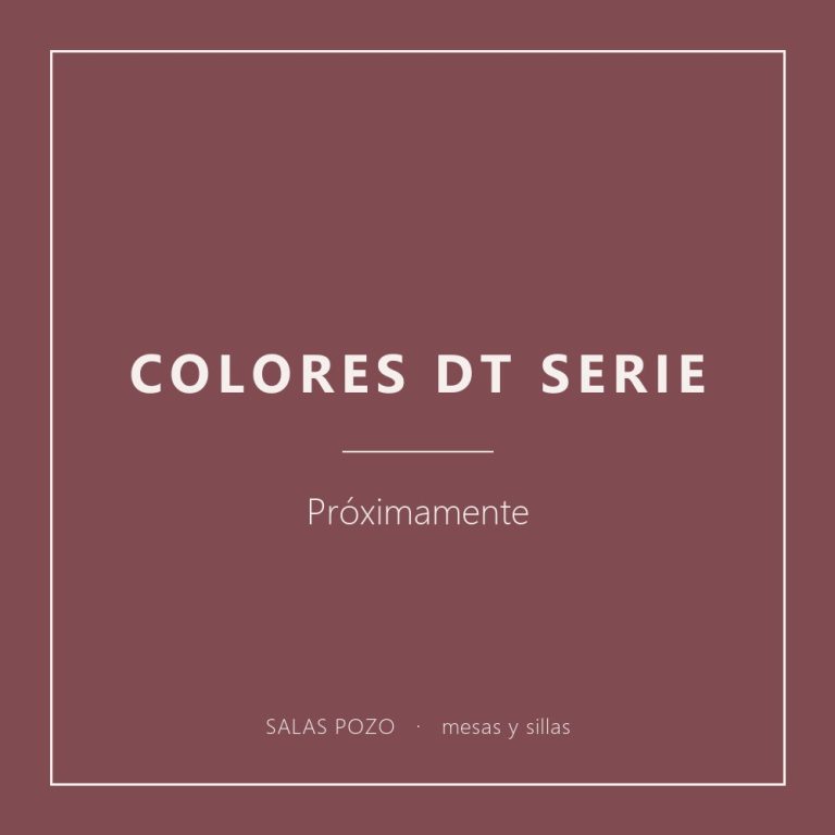 Colores DT serie: próximamente