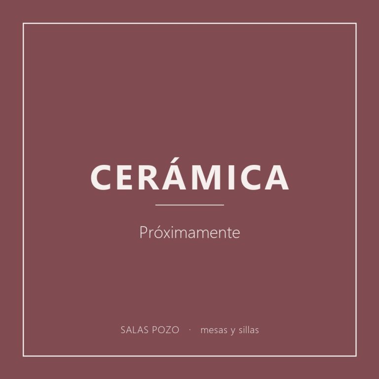 Cerámica: próximamente
