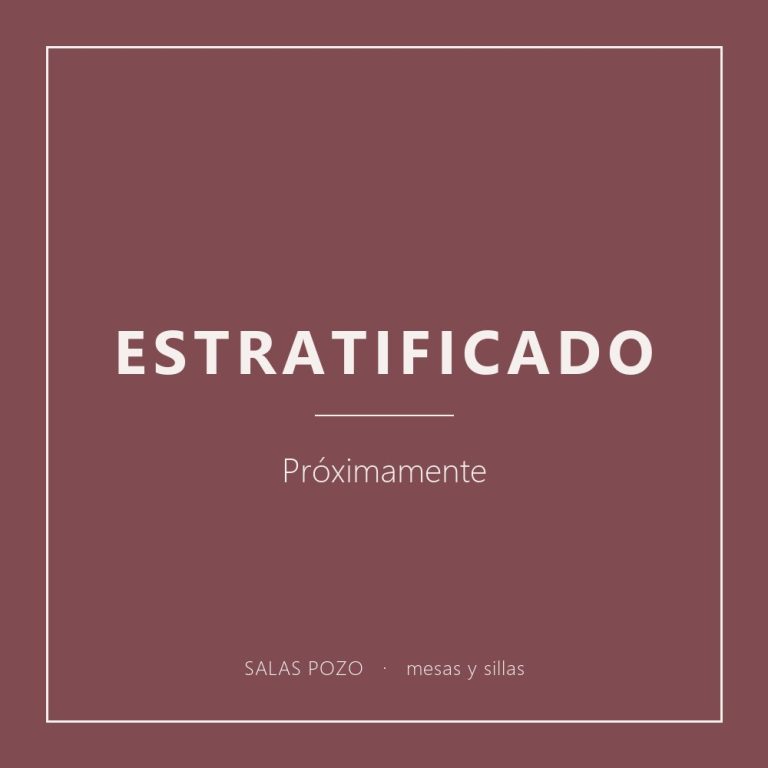 Estratificado: próximamente